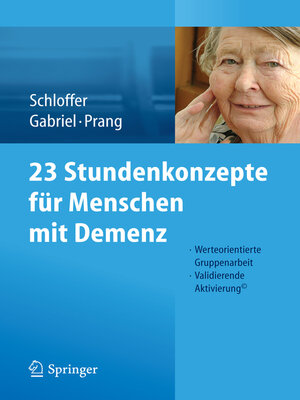 cover image of 23 Stundenkonzepte für Menschen mit Demenz